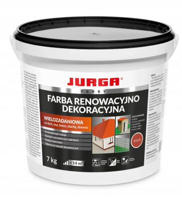 Papa w płynie CZERWONO CEGLANA 7 kg JURGA