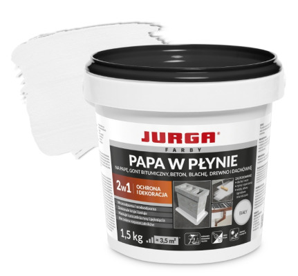 Papa w płynie SZARA + pędzel GRATIS 1,5 kg JURGA