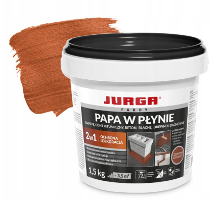 Papa w płynie CZARNA + pędzel GRATIS 1,5 kg JURGA