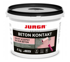 Grunt szczepny kwarcowy BETON KONTAKT mur beton trudne podłoża 4 kg JURGA