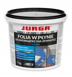 Folia w płynie FOLMIX na zewnątrz wewnątrz hydroizolacja 7 kg JURGA