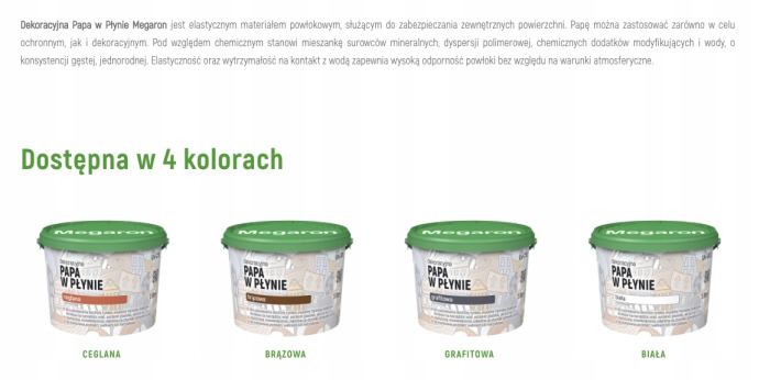 Papa w płynie GRAFIT 1 l+ pędzel GRATIS (opakowanie zastępcze) MEGARON