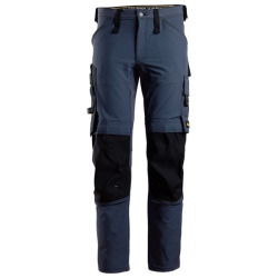 6371 Spodnie Full Stretch kolor navy