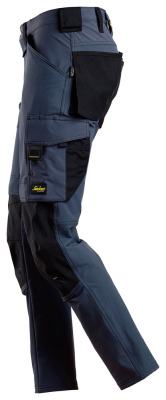 6371 Spodnie Full Stretch kolor navy