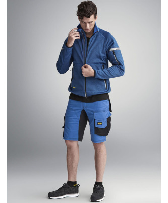 6143 Krótkie spodenki Snickers Stretch model AllroundWork w kolorze ciemno szarym