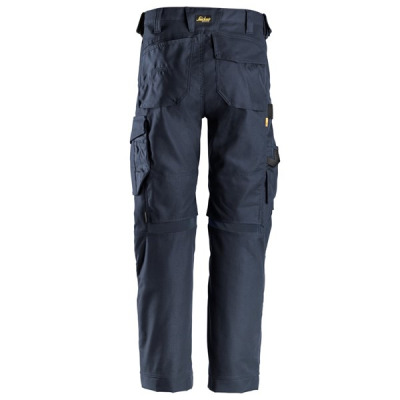 Spodnie robocze 6324 Snickers  Canvas+ Stretch AllroundWork  k. granatowy