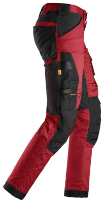 Spodnie robocze Snickers Stretch Allround 6341 kolor czerwony