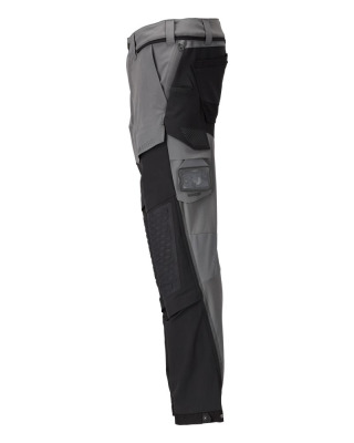 22279-605  Spodnie robocze Mascot CUSTOMIZED Ultimate Stretch w kolorze szaro-czarnym