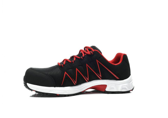 12141 Buty robocze marki JORI model SPEEDY black-red Low ESD S1P
