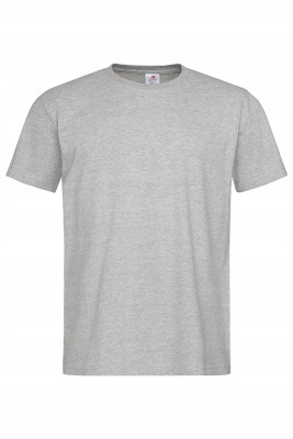 T-shirt bawełniany, wysoka jakość, kolor szary