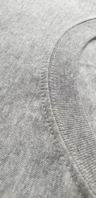 T-shirt bawełniany, wysoka jakość, kolor szary