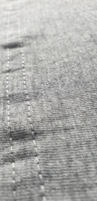 T-shirt bawełniany, wysoka jakość, kolor szary