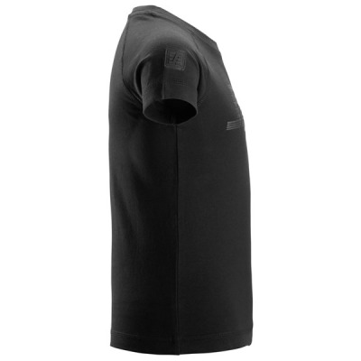 7514 T-shirt logo Junior kolor czarny