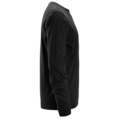 T-shirt z długimi rękawami 2496 Snickers Czarnym