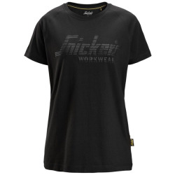 T-shirt Snickers 2597 kolor czarny DAMSKI