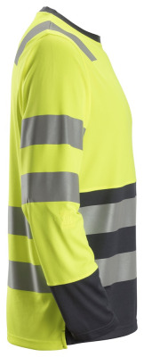 T-shirt Odblaskowy AllroundWork 2433 Snickers żółto-czarny