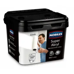 Nobiles Super Akryl – Akrylowa biała farba matowa do wnętrz
