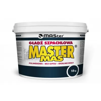 Gładź szpachlowa MASTER MAS 18kg
