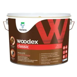 Transparentna lakierobejca do drewna na zewnątrz, WOODEX CLASSIC Teknos