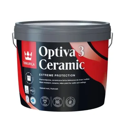 Tikkurila Optiva Ceramic Super Matt [3] – Farba lateksowa plamoodporna