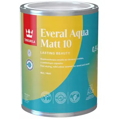 Tikkurila Everal Aqua Matt [10] – Uniwersalna emalia akrylowa matowa