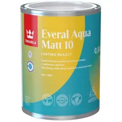Tikkurila Everal Aqua Matt [10] – Uniwersalna emalia akrylowa matowa