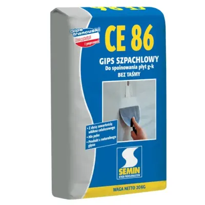Gips szpachlowy CE 86 – 20 kg Semin