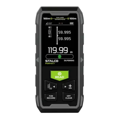 Dalmierz laserowy dwukierunkowy DLP200DG 2x100m | STALCO PERFECT