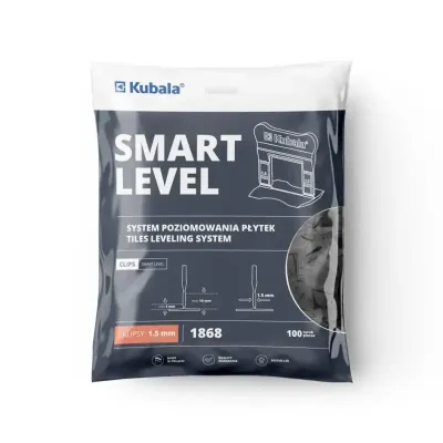 Smart level - klipsy 1,5mm 100 sztuk