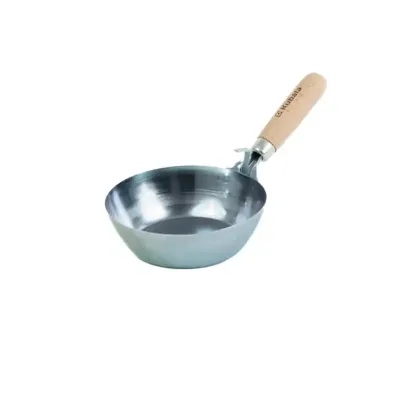 Czerpak metalowy 170 ocynkowany, uchwyt bukowy