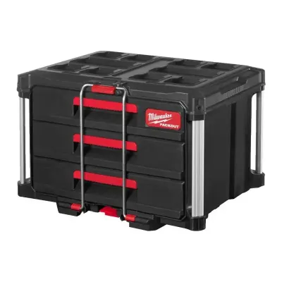 MILWAUKEE SKRZYNIA PACKOUT Z 3 SZUFLADAMI