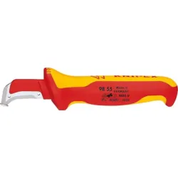 Nóż ze stopką do rozcinania i obróbki kabli Knipex 98 55