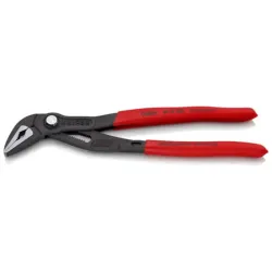 Szczypce nastawne z wydłużoną szczęką "Cobra ES" do rur, rękojeści PCW Knipex 87 51 250