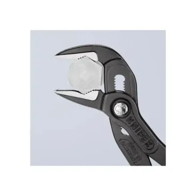 Szczypce nastawne z wydłużoną szczęką "Cobra ES" do rur, rękojeści PCW Knipex 87 51 250