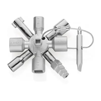 Klucz uniwersalny 10-funkcyjny do szaf sterujących Knipex "TwinKey" 00 11 01