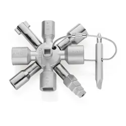 Klucz uniwersalny 10-funkcyjny do szaf sterujących Knipex "TwinKey" 00 11 01