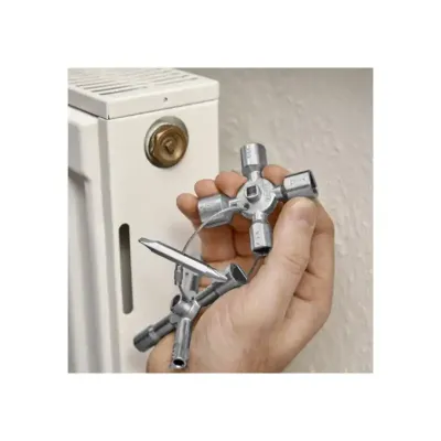 Klucz uniwersalny 10-funkcyjny do szaf sterujących Knipex "TwinKey" 00 11 01
