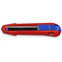 Nóż z chowanym ostrzem łamanym Knipex CutiX 90 10 165 BK
