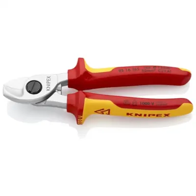 Nożyce do cięcia kabli i przewodów, izolowane, Knipex 95 16 165