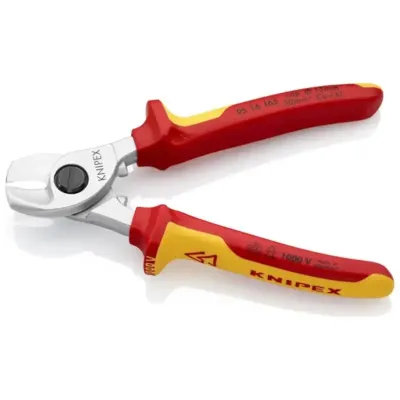 Nożyce do cięcia kabli i przewodów, izolowane, Knipex 95 16 165