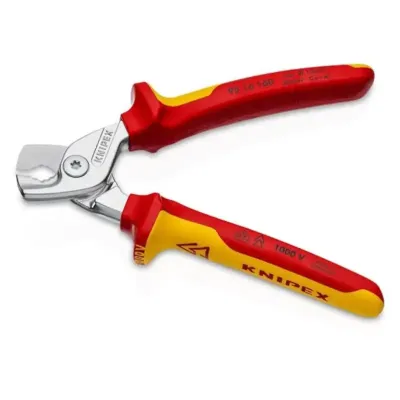 Nożyce do cięcia kabli i przewodów, izolowane, Knipex StepCut 95 16 160