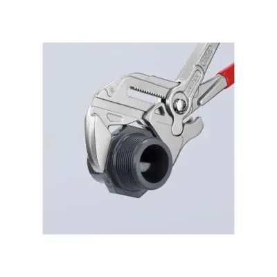 Szczypce-klucz nastawne do śrub i nakrętek, rękojeści PCW, Knipex 86 03 250