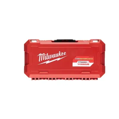 MILWAUKEE ZESTAW WIERTEŁ UDAROWYCH DO METALU SHOCKWAVE RED HEX 2-10mm (19szt)