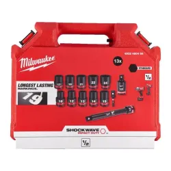 MILWAUKEE ZESTAW NASADEK UDAROWYCH 1/2 STD set-13pc
