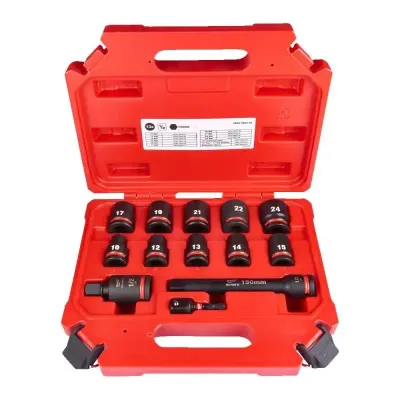 MILWAUKEE ZESTAW NASADEK UDAROWYCH 1/2 STD set-13pc