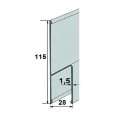 LTh Łata tynkarska H 250 cm Słowik