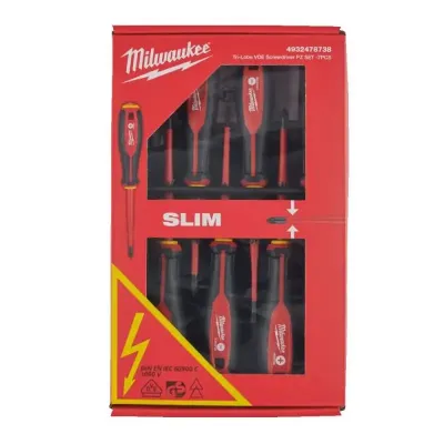 MILWAUKEE ZESTAW WKRĘTAKÓW VDE 2,5 - 4 mm -7szt