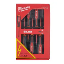 MILWAUKEE ZESTAW WKRĘTAKÓW VDE 2,5 - 4 mm -7szt