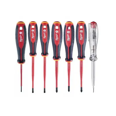 MILWAUKEE ZESTAW WKRĘTAKÓW VDE 2,5 - 4 mm -7szt
