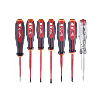 MILWAUKEE ZESTAW WKRĘTAKÓW VDE 2,5 - 5,5 mm -7szt